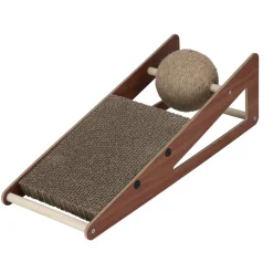 Griffoir pour chat en bois et jute 19x15xH50cm