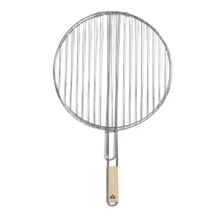 Grille ronde barbecue Ø40cm métal et bois < Gifi New