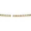 Guirlande anniversaire Happy Birthday papier kraft thème nature 2,5m