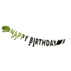 Guirlande anniversaire Happy Birthday dinosaure aluminium vert 2,5m < Gifi Outlet