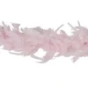 Guirlande Boa plumes roses Noël romance