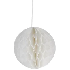 Guirlande boule en papier blanc < Gifi