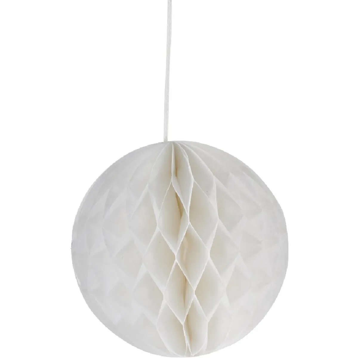 Guirlande boule en papier blanc < Gifi