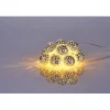 Guirlande boules lumineuses 10 LED blanc chaud fixe 90 cm