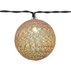 Guirlande boule solaire 10 LED blanc chaud 2,7 m < Gifi New