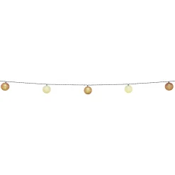 Guirlande boule solaire 10 LED blanc chaud 2,7 m < Gifi New
