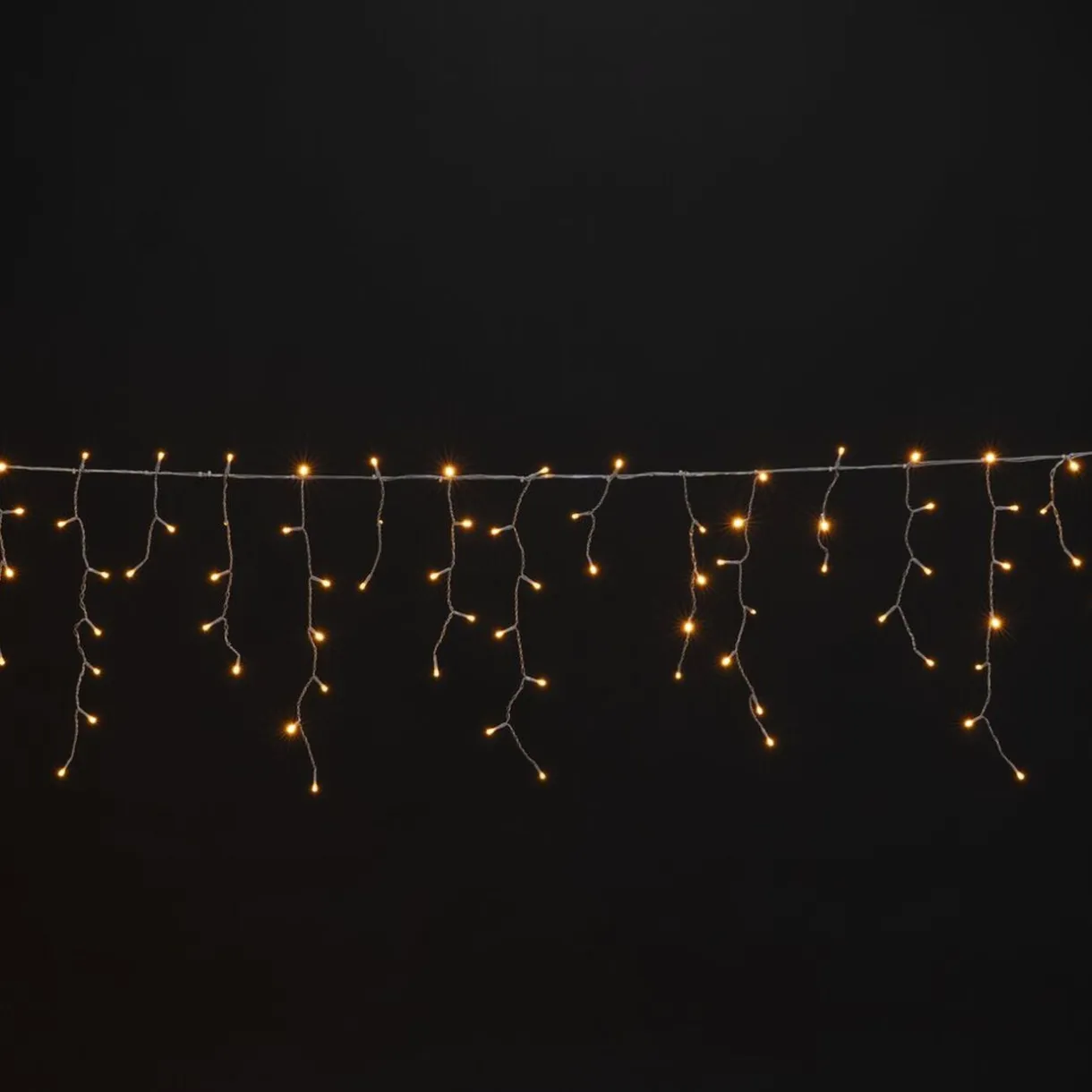 Guirlande de Noël bordure de toit XXL 400LED blanc chaud L1190cm < Gifi Best
