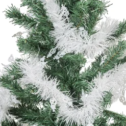 Guirlande de Noël à brins blanc scintillant L 3 m