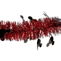 Guirlande de Noël Disney Mickey scintillante rouge et noir 3m