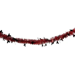 Guirlande de Noël Disney Mickey scintillante rouge et noir 3m