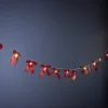 Guirlande de Noël 30 LED blanc chaud noeud rouge L508 cm < Gifi Discount