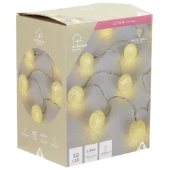 Guirlande de Noël lumineuse boule dorée 165 cm < Gifi Best