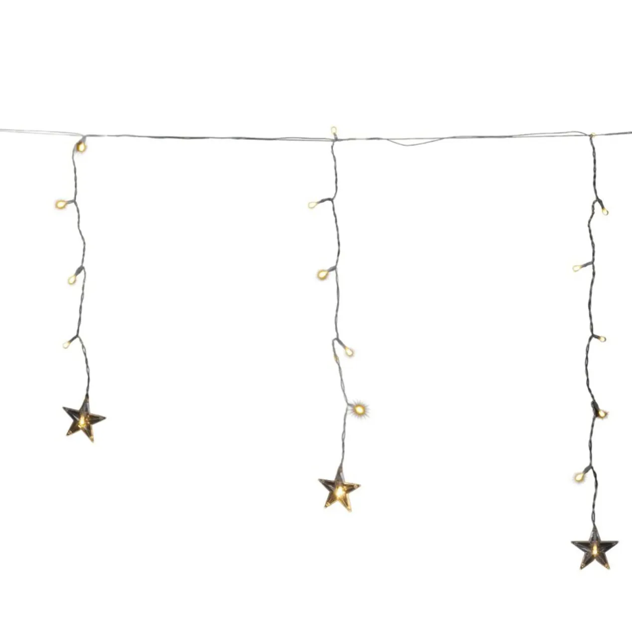 Guirlande de Noël lumineuse bordure de toit 90LED pluie d'étoiles L5m