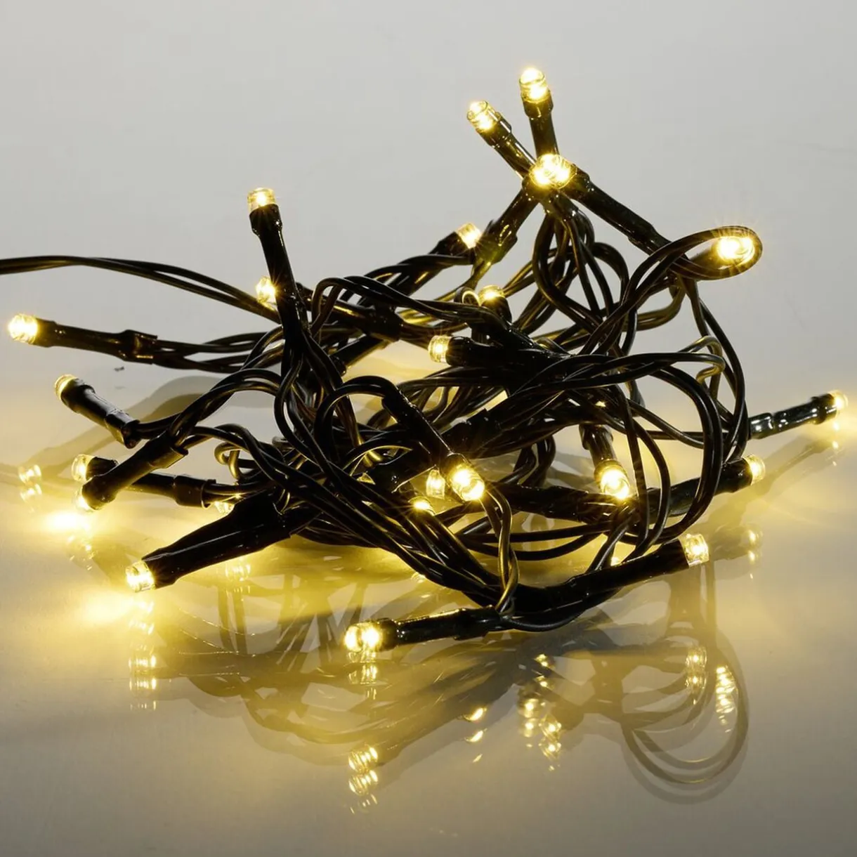 Guirlande de Noël lumineuse 30LED éclairage blanc chaud L217cm < Gifi Sale
