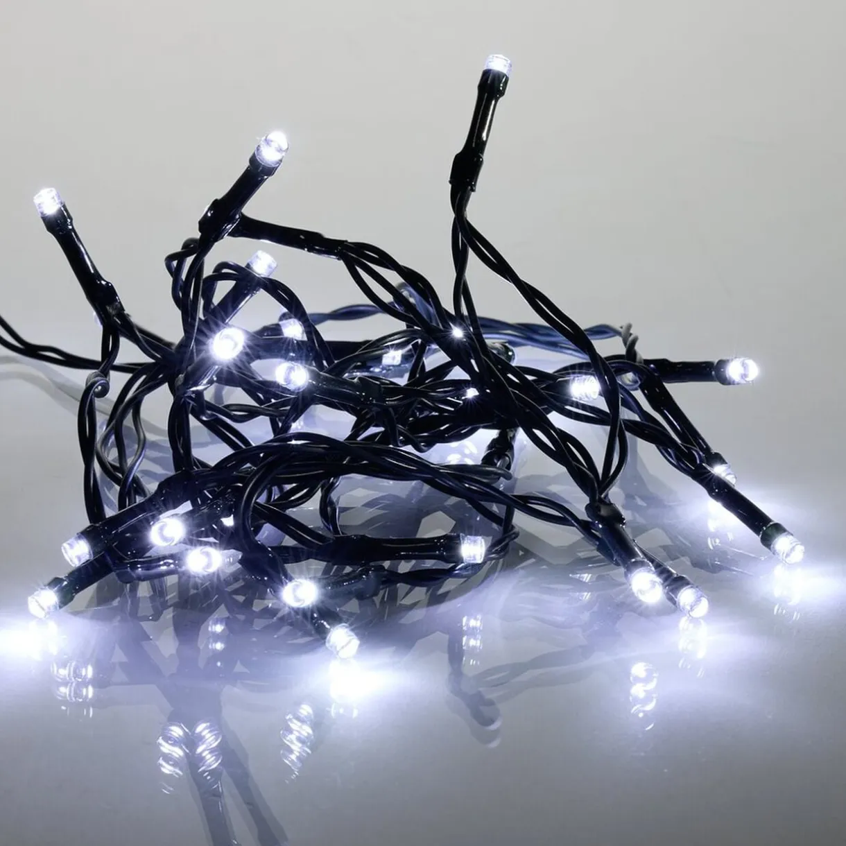 Guirlande de Noël lumineuse 30LED blanc froid L217cm < Gifi Best
