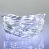 Guirlande de Noël lumineuse 120LED fil cuivre blanc froid L890cm