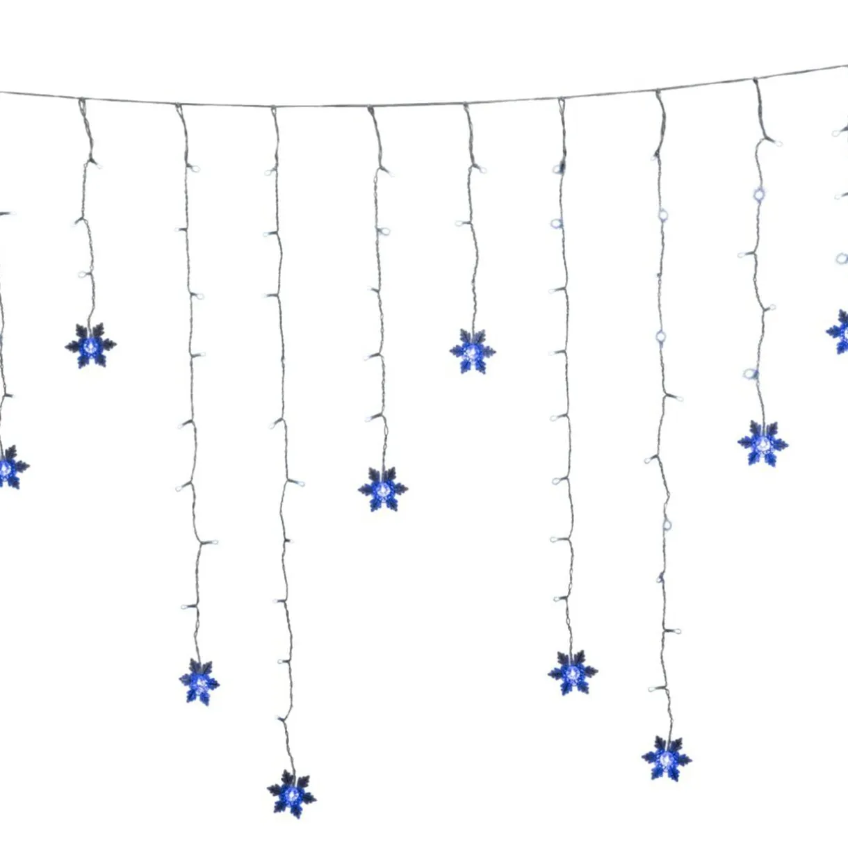 Guirlande de Noël lumineuse 90LED bordure toit flocon blanc froid < Gifi Clearance