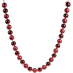 Guirlande de Noël satin et perles x30 L160cm (3 modèles) < Gifi Online