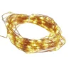 Guirlande de Noël solaire lumineuse 120LED blanc chaud L1290cm