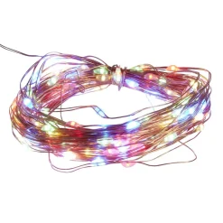 Guirlande de Noël solaire lumineuse 120LED multicolore L1290cm