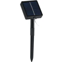 Guirlande de Noël solaire lumineuse 120LED blanc froid L1290cm