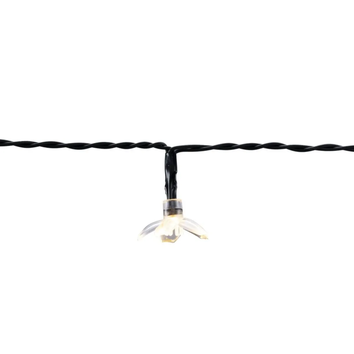 Guirlande extérieure solaire 20LED forme fleur 7,8m < Gifi New
