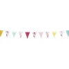 Guirlande fanion papier multicolore thème candy 4m