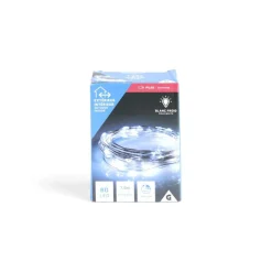 Guirlande fil en cuivre 80LED blanc froid 7,9m