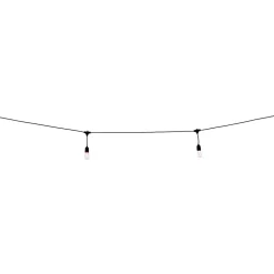 Guirlande guinguette ampoule 15 LED blanc chaud et multicolore 12.4m < Gifi Online