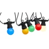 Guirlande guinguette 50 LED 10 boules multicolores 6m < Gifi Online