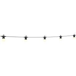 Guirlande guinguette 50 LED 10 boules blanches 6m < Gifi Sale