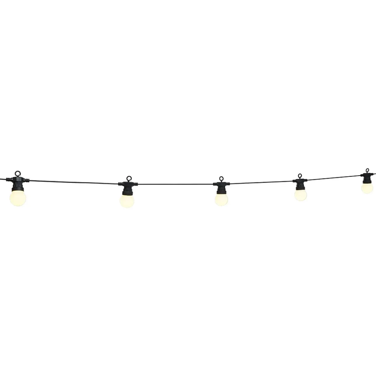 Guirlande guinguette 50 LED 10 boules blanches 6m < Gifi Sale