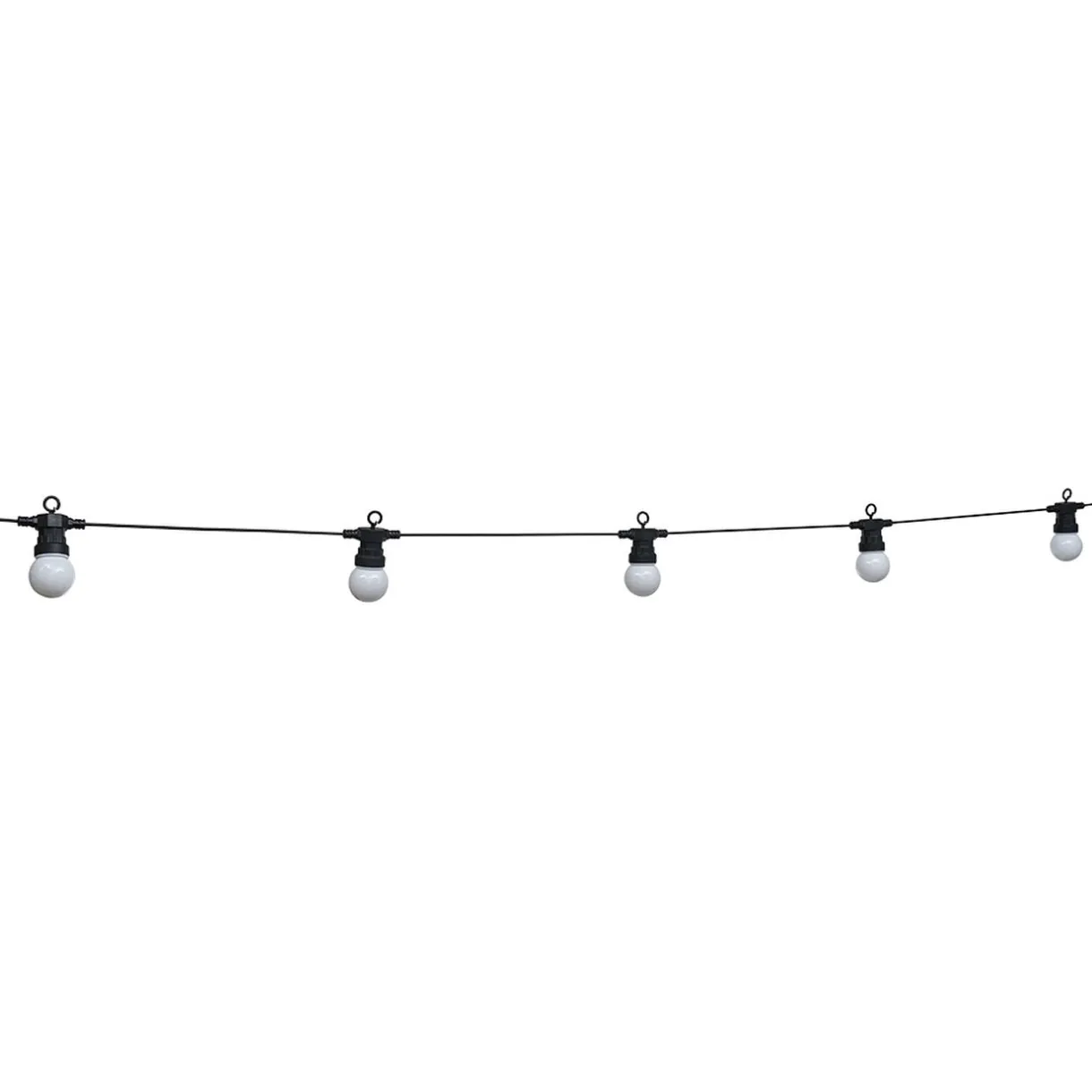 Guirlande guinguette 50 LED 10 boules blanches 6m < Gifi Sale