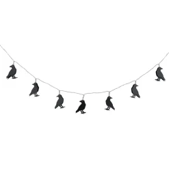 Guirlande Halloween lumineuse corbeaux noirs 150cm < Gifi Hot