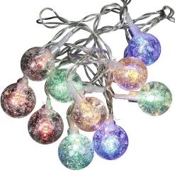 Guirlande électrique boules multicolores fixe L. 1 m < Gifi Clearance