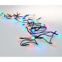 Guirlande électrique 50 Diamants Led Multicolore clignotant 4,9 m < Gifi Best