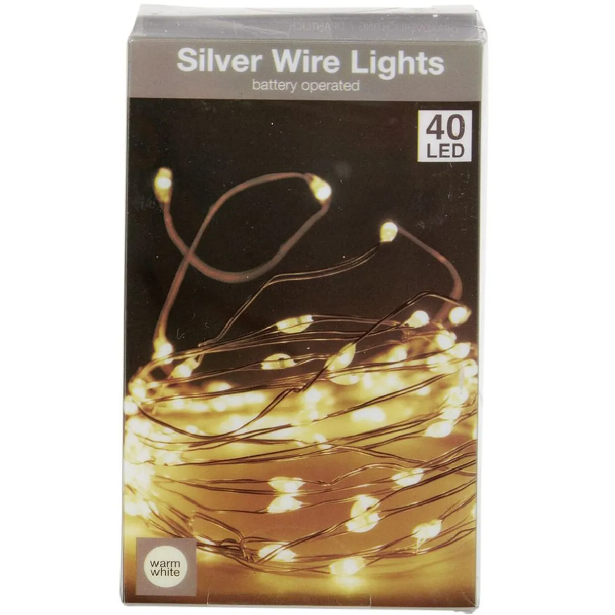 Guirlande électrique fil cuivre 40 microLED 2m d'éclairage blanc chaud < Gifi