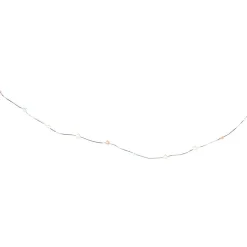 Guirlande électrique fil cuivre 20 microLED 1m d'éclairage multicolore