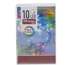 Guirlande électrique Noël intérieur 10LED multicolores 1m < Gifi New