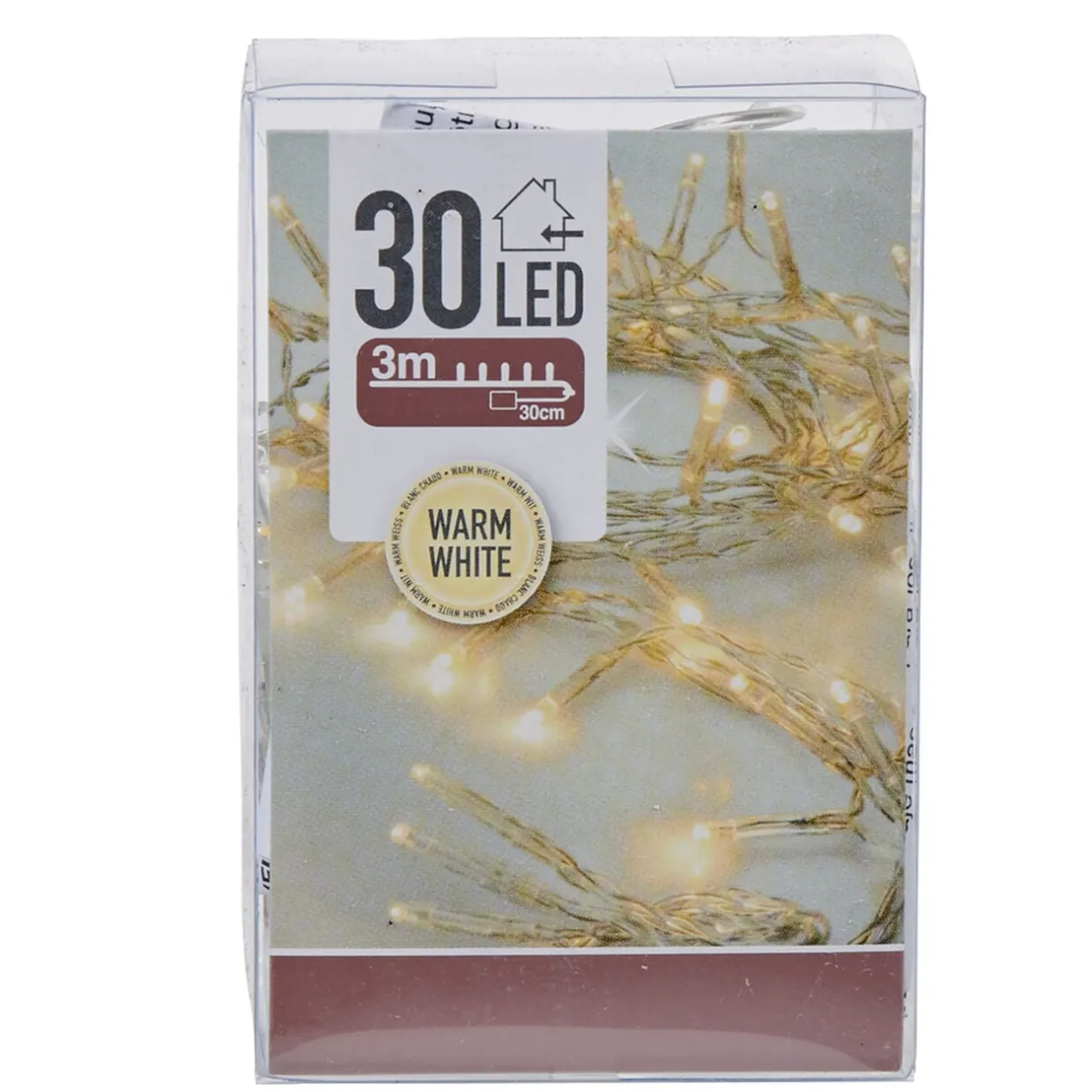 Guirlande électrique Noël intérieur 30LED blanc chaud 3m < Gifi Sale