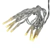 Guirlande électrique Noël intérieur 10 LED blanc chaud 1 m
