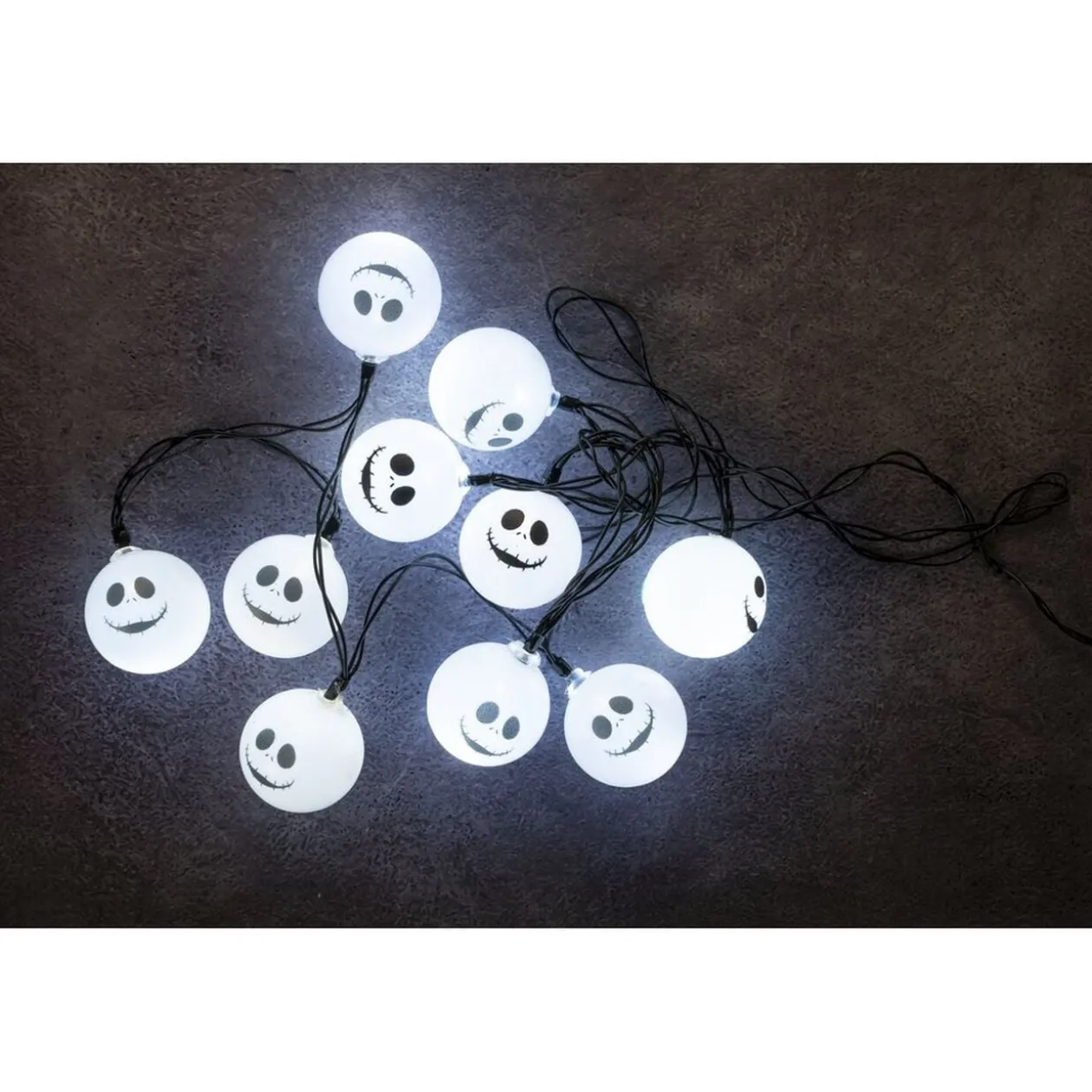 Guirlande LED Halloween Disney Mr Jack Skellington à piles L90cm