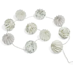 Guirlande 10 LED papier origami blanc motif nature < Gifi Online