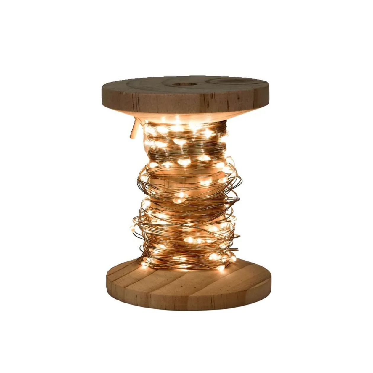 Guirlande LED à piles sur bobine L10,9m