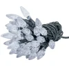 Guirlande lumineuse ampoule tulipe 40LED blanc chaud 3,9m < Gifi Discount