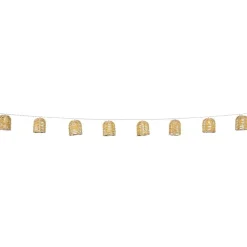 Guirlande lumineuse 10 boules effet rotin tressé 165cm < Gifi Online