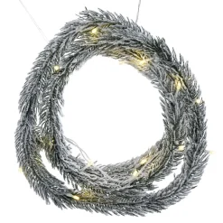 Guirlande lumineuse branche de sapin 25LED blanc chaud 2m
