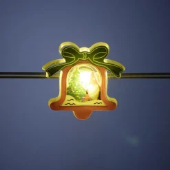 Guirlande lumineuse cloches de Noël LED L120cm < Gifi Best
