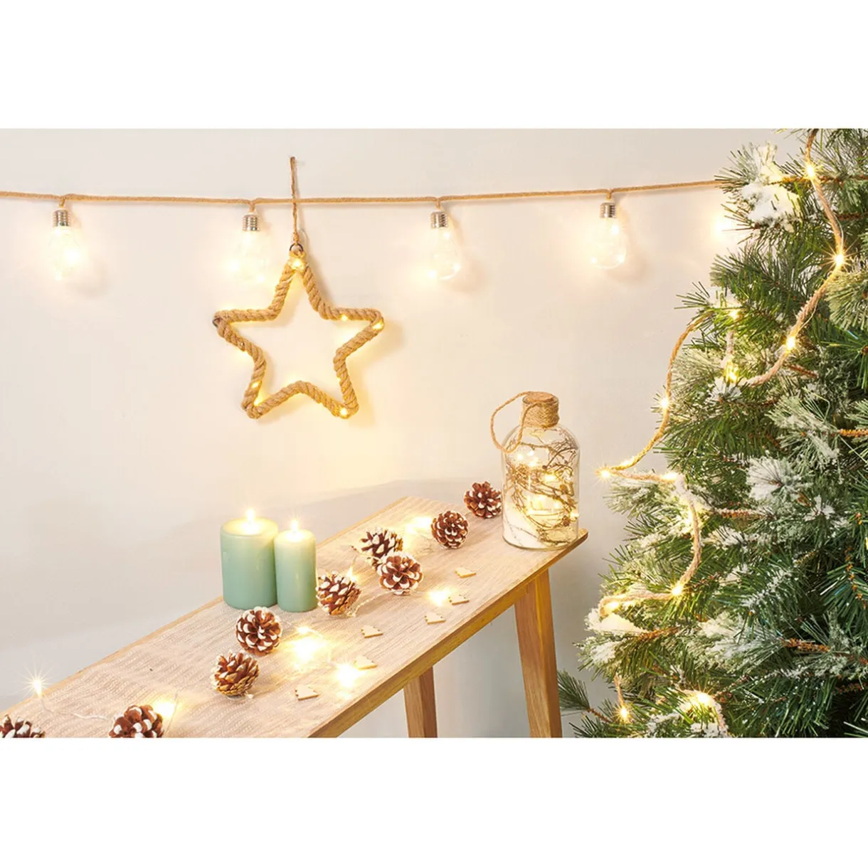 Guirlande lumineuse corde 30LED < Gifi Best