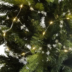 Guirlande lumineuse de Noël flocon argenté 20 microled < Gifi New